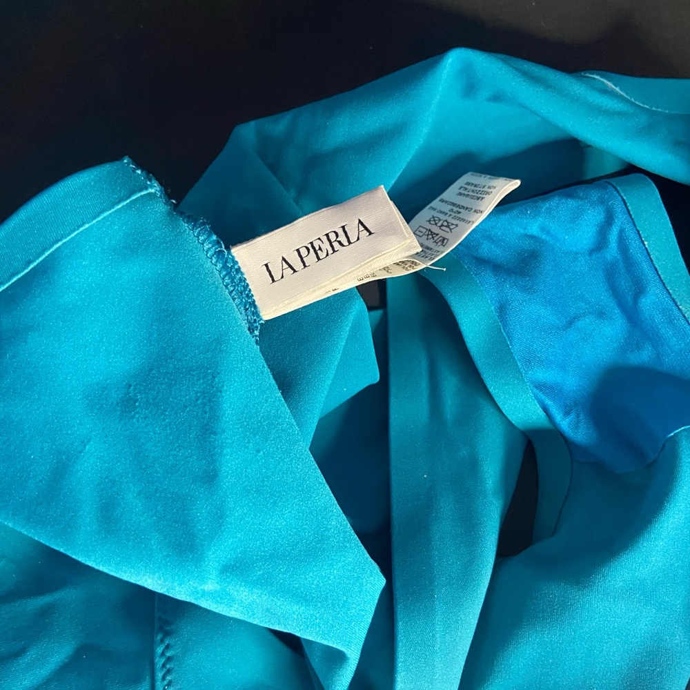 La Perla Turquoise Bikini Set With Brazilian Cut … - image 6